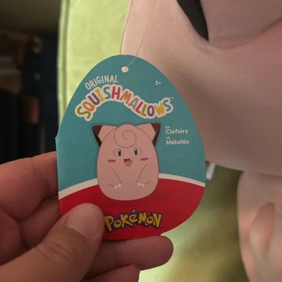 Squishmallows Pokemon Clefairy - Picture 4 of 6